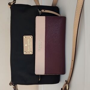 Kate Spade Nylon Crossbody w/Free KS Wallet